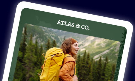 Email preview: Atlas & Co. backpack launch
